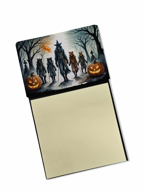 Werewolves Spooky Halloween Sticky Note Holder Discount