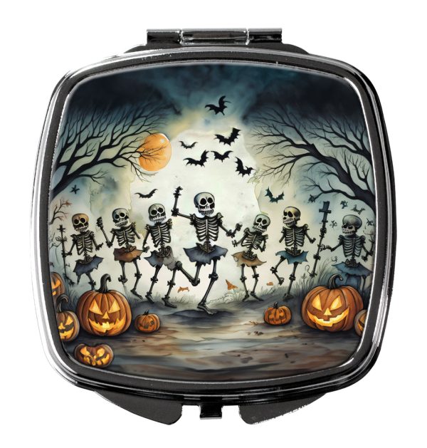 Dancing Skeletons Spooky Halloween Compact Mirror Online