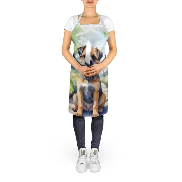 Border Terrier Spring Path Apron Hot on Sale - Image 5