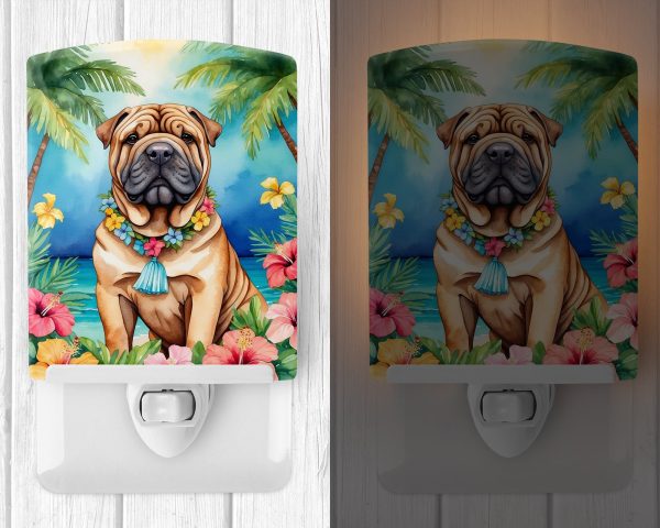 Shar Pei Luau Ceramic Night Light Supply - Image 2