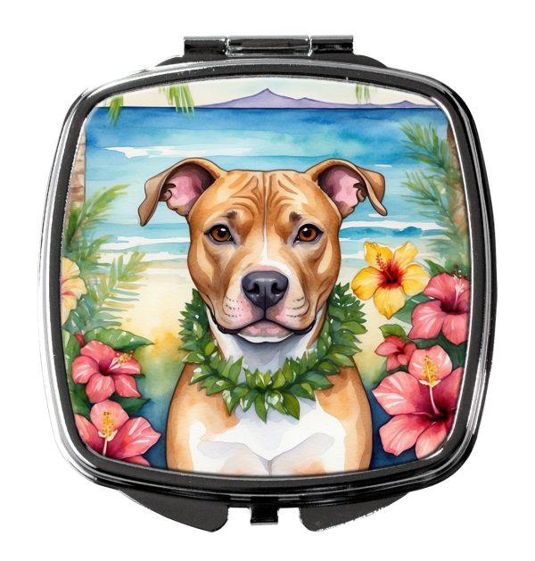 Pit Bull Terrier Luau Compact Mirror For Discount