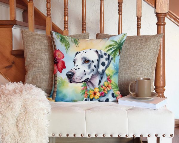 Dalmatian Luau Throw Pillow Online now - Image 3