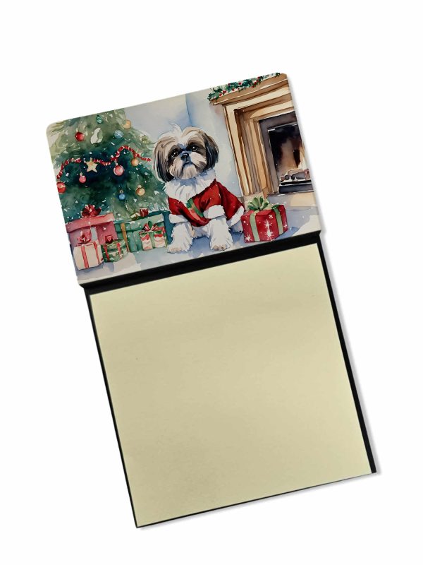 Shih Tzu Cozy Christmas Sticky Note Holder Discount
