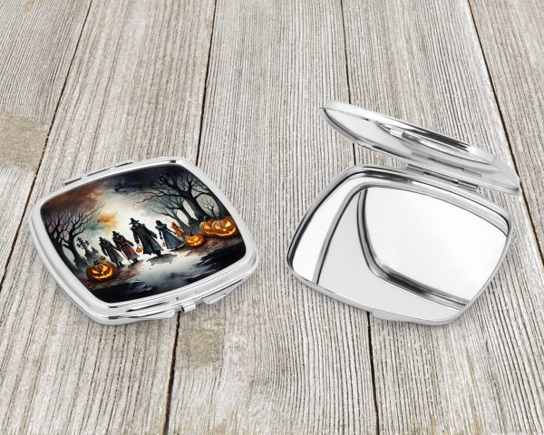 Vampires Spooky Halloween Compact Mirror For Discount - Image 3