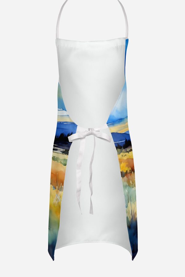 Nevada Sagebrush in Watercolor Apron For Cheap - Image 4