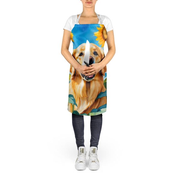 Golden Retriever in Sunflowers Apron Hot on Sale - Image 5