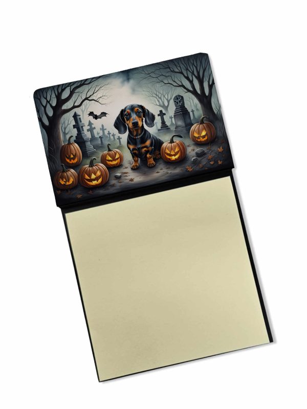 Dachshund Spooky Halloween Sticky Note Holder Supply