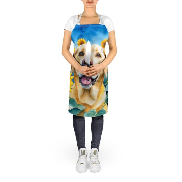 Labrador Retriever in Sunflowers Apron Discount - Image 5
