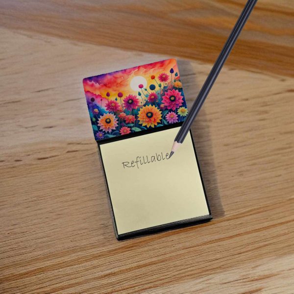 Dahlias in Color Sticky Note Holder on Sale - Image 2