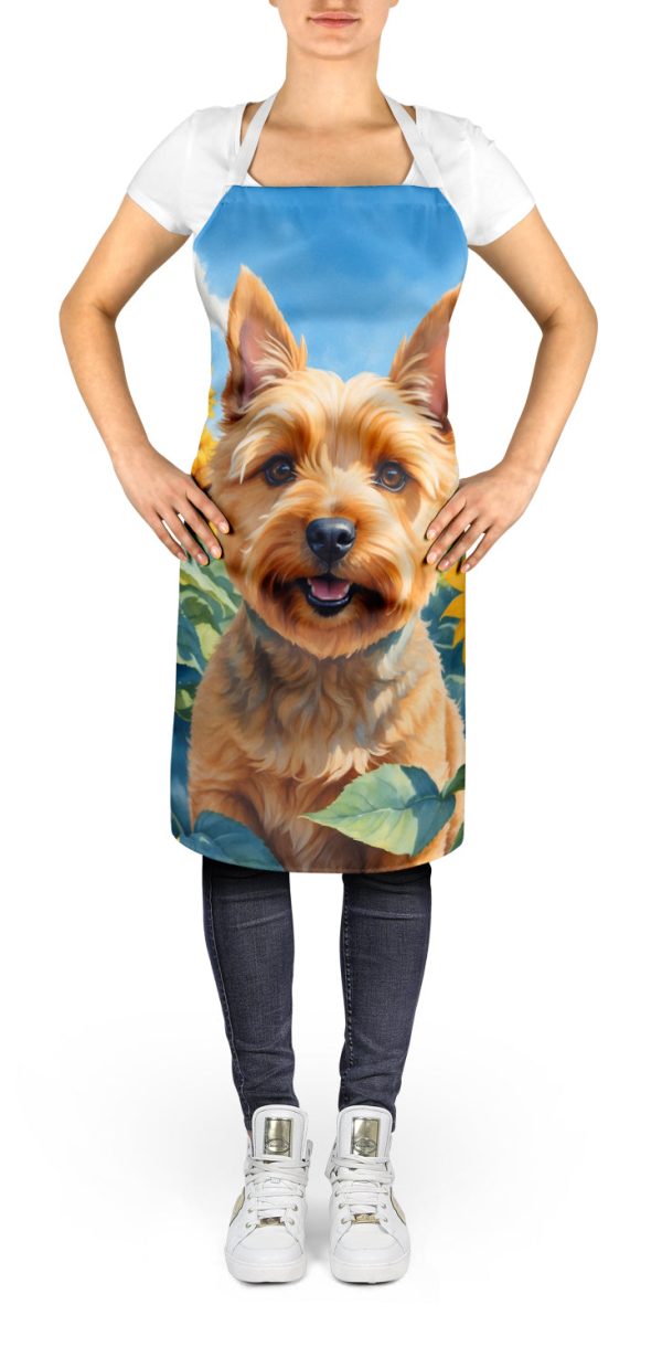 Norwich Terrier in Sunflowers Apron For Discount - Image 2