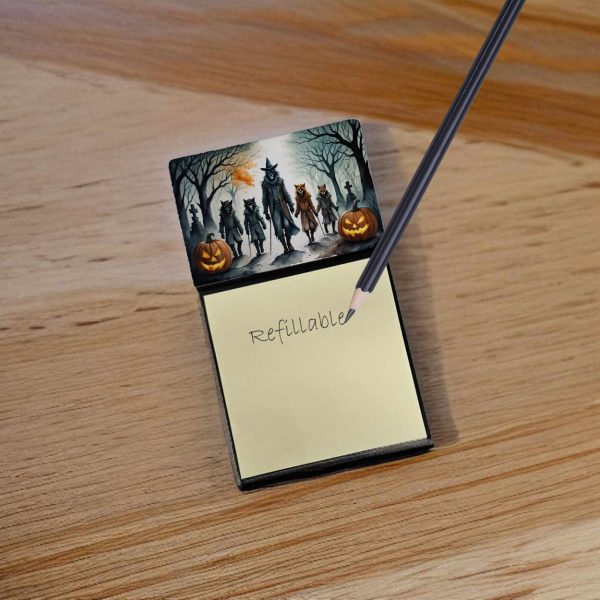 Werewolves Spooky Halloween Sticky Note Holder Discount - Image 2