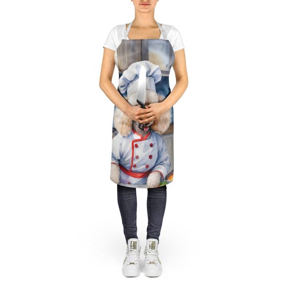 White Poodle The Chef Apron Hot on Sale - Image 5
