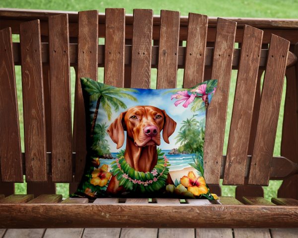Vizsla Luau Throw Pillow Discount - Image 2