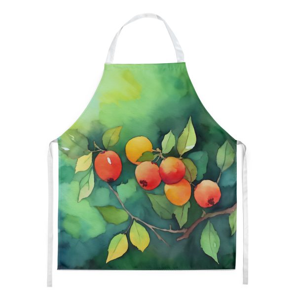 Missouri Hawthorns in Watercolor Apron on Sale