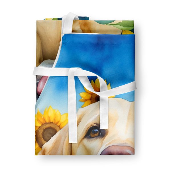 Labrador Retriever in Sunflowers Apron Discount - Image 3