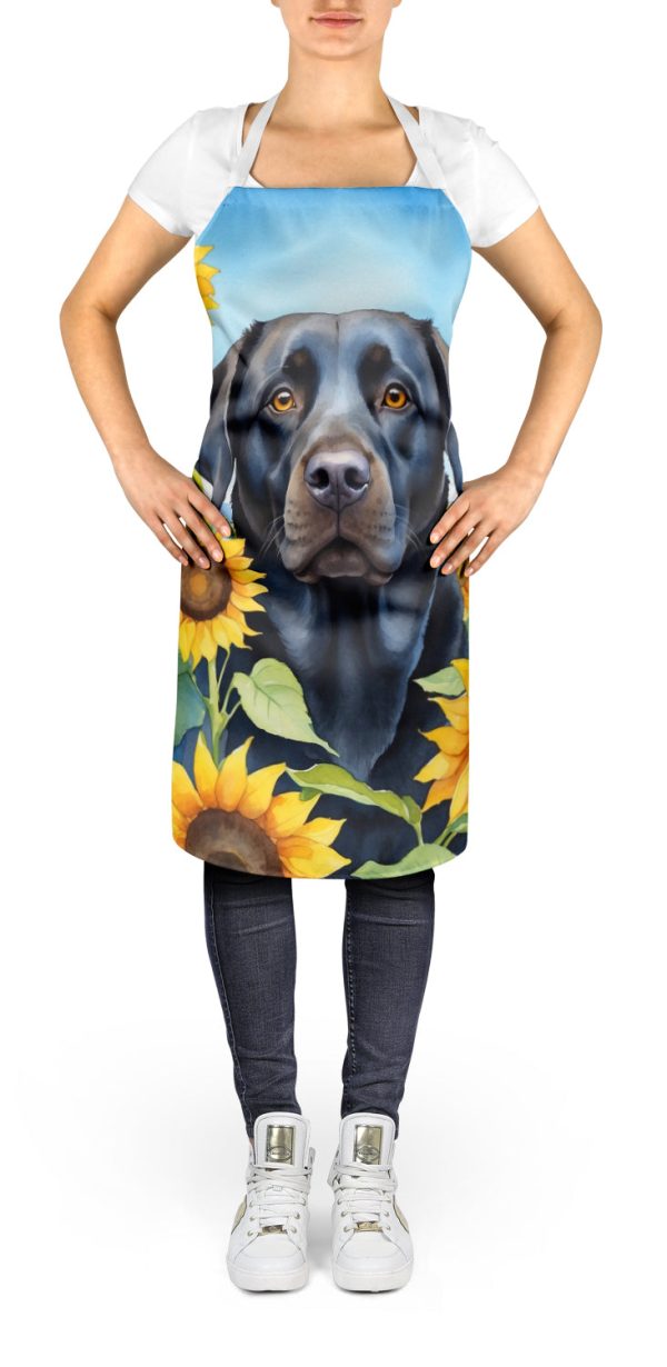 Labrador Retriever in Sunflowers Apron Cheap - Image 2