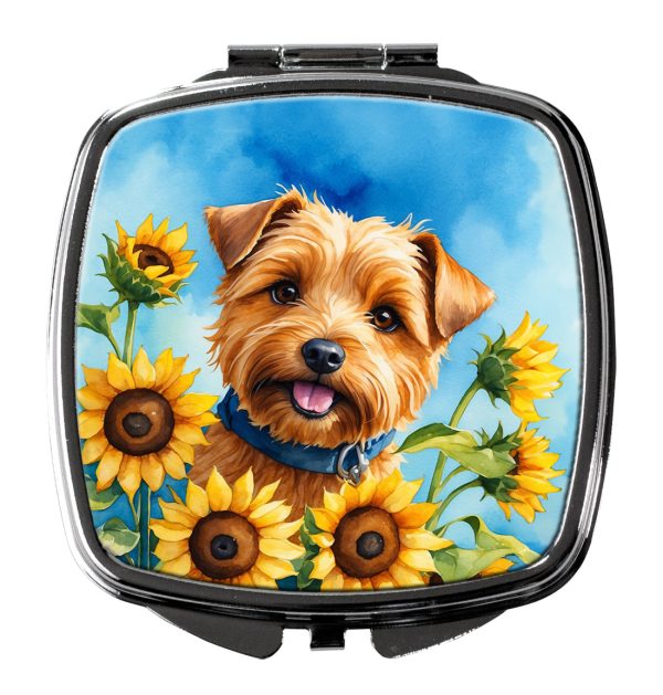 Norfolk Terrier in Sunflowers Compact Mirror Online now