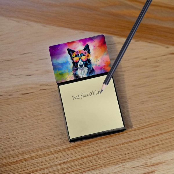 Border Collie Hippie Dawg Sticky Note Holder Online Hot Sale - Image 2
