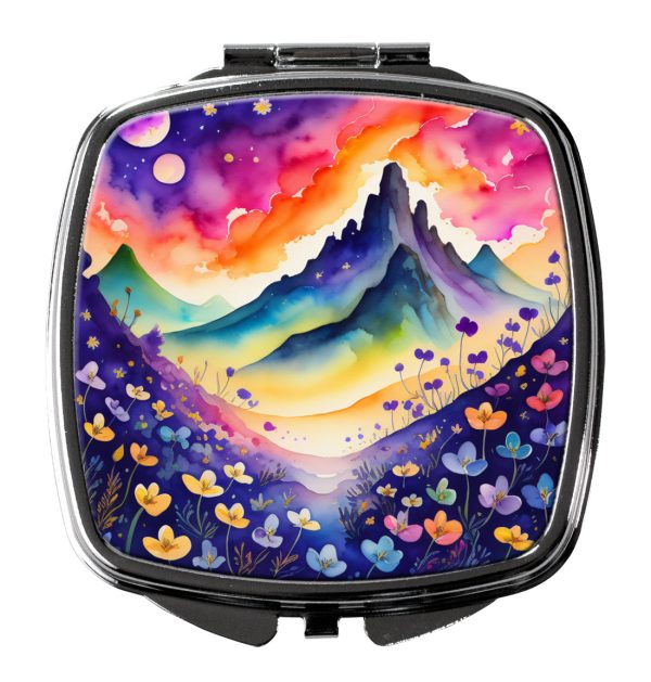 Colorful Violets Compact Mirror Hot on Sale