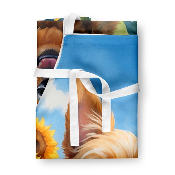 Norwich Terrier in Sunflowers Apron For Discount - Image 3