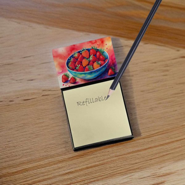 Colorful Strawberries Sticky Note Holder on Sale - Image 2
