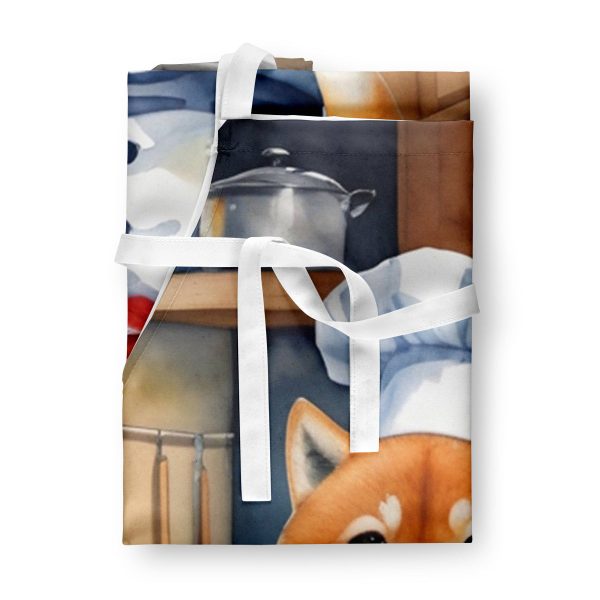 Shiba Inu The Chef Apron For Sale - Image 3