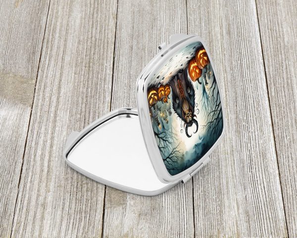 Krampus The Christmas Demon Spooky Halloween Compact Mirror Online Sale - Image 2