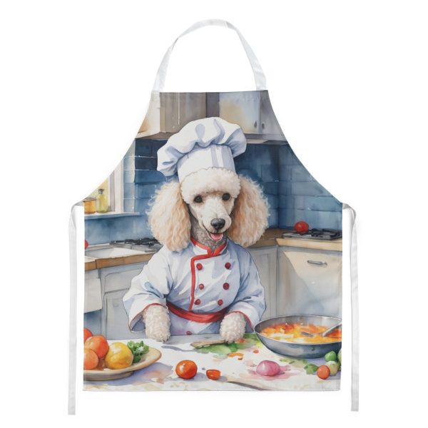 White Poodle The Chef Apron Hot on Sale