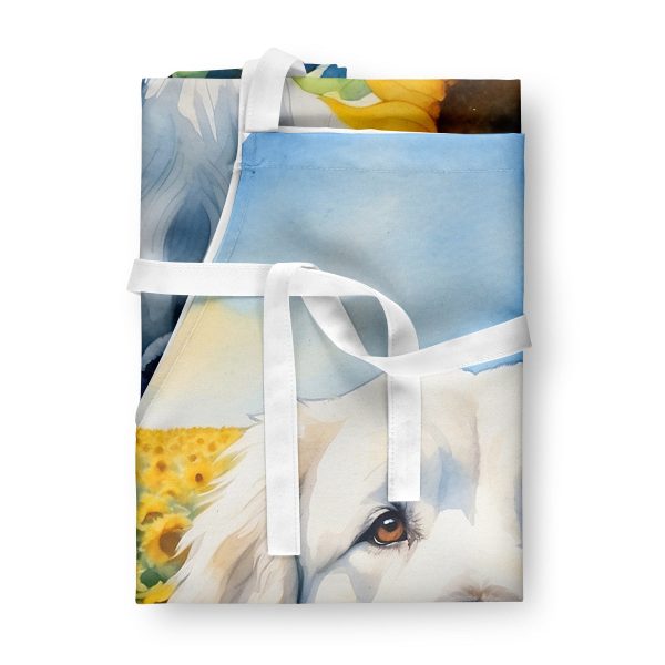 Great Pyrenees in Sunflowers Apron Sale - Image 3