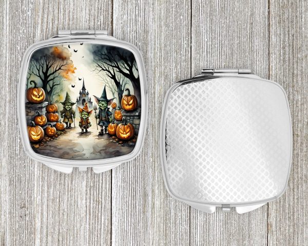 Goblins Spooky Halloween Compact Mirror Supply - Image 4
