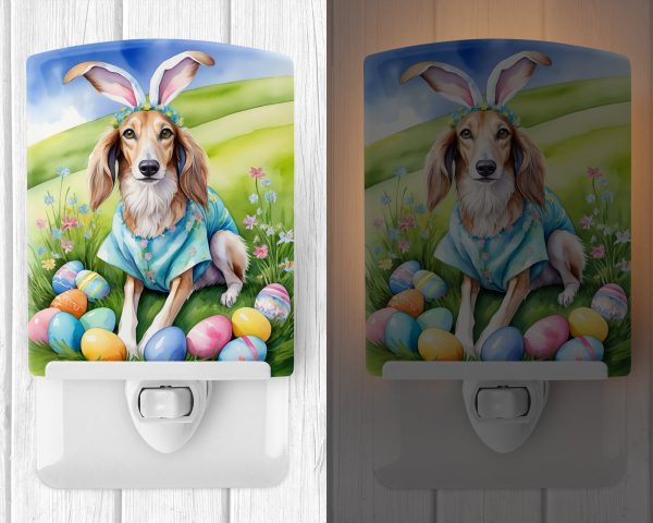 Saluki Easter Egg Hunt Ceramic Night Light Fashion - Image 2