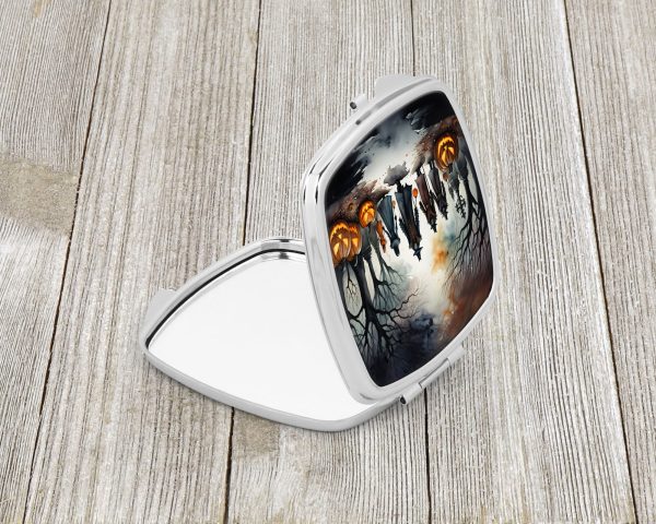 Vampires Spooky Halloween Compact Mirror For Discount - Image 2