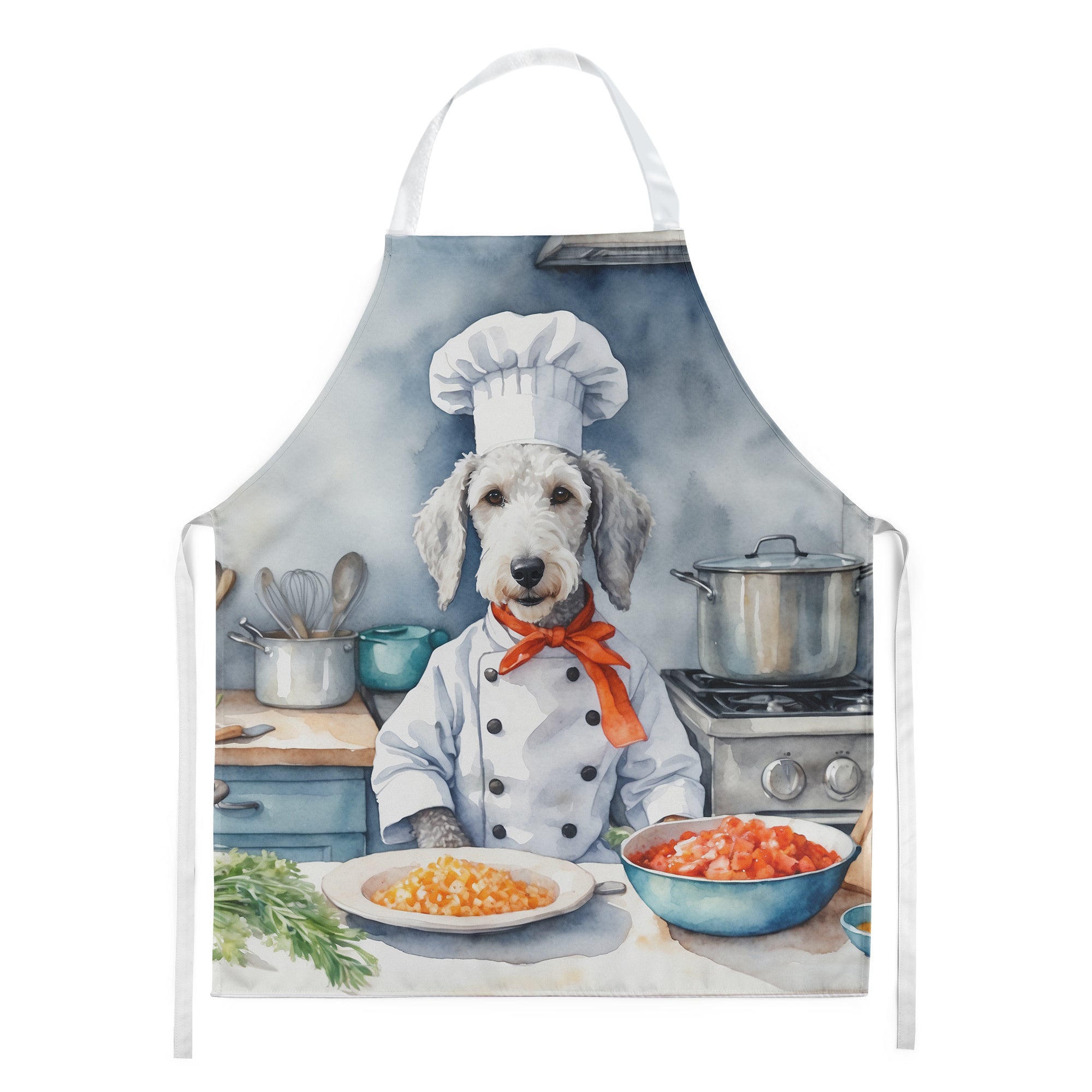 Bedlington Terrier The Chef Apron on Sale