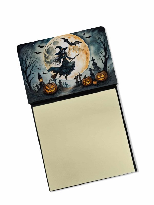 Flying Witch Spooky Halloween Sticky Note Holder For Sale