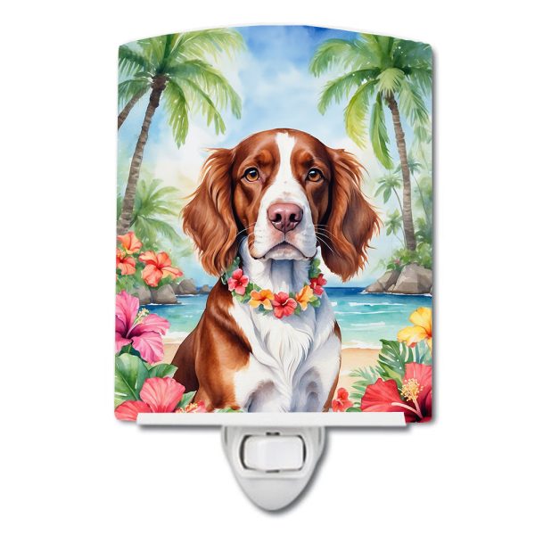 Welsh Springer Spaniel Luau Ceramic Night Light Online Hot Sale