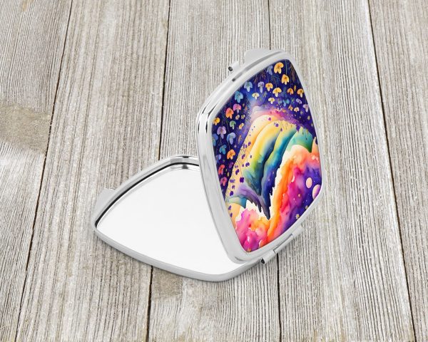 Colorful Violets Compact Mirror Hot on Sale - Image 2