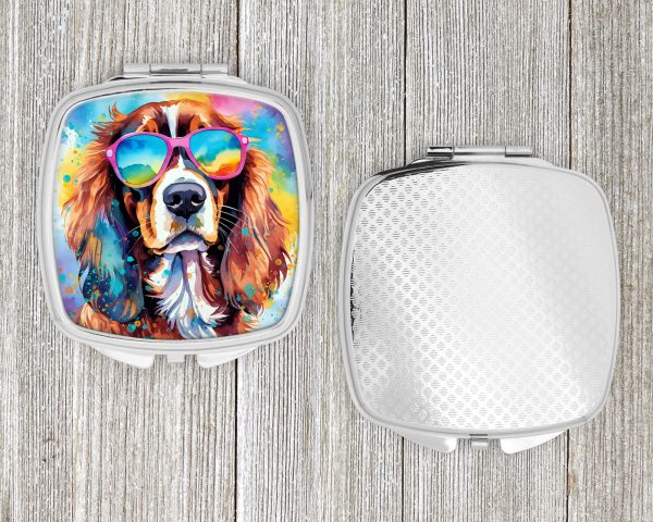 Cavalier Spaniel Hippie Dawg Compact Mirror Supply - Image 4