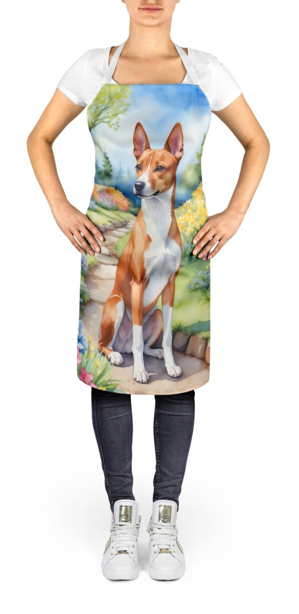 Basenji Spring Garden Apron Online - Image 2
