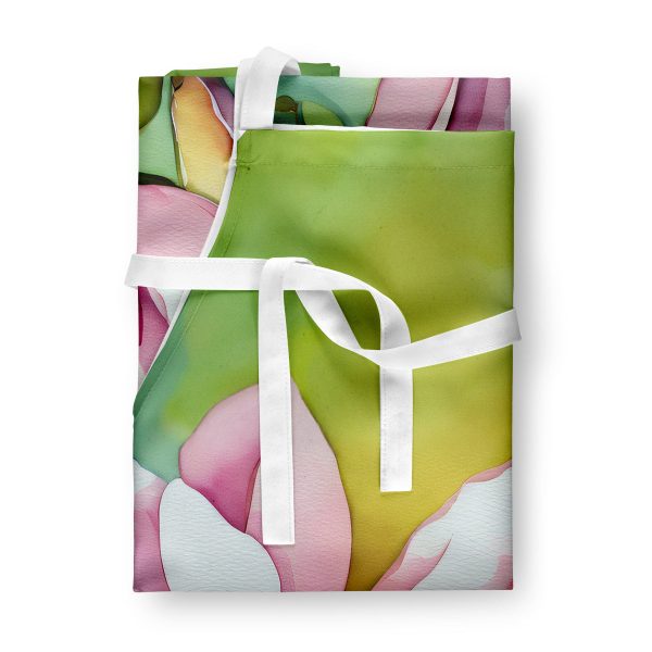 Mississippi Magnolia in Watercolor Apron Online - Image 3
