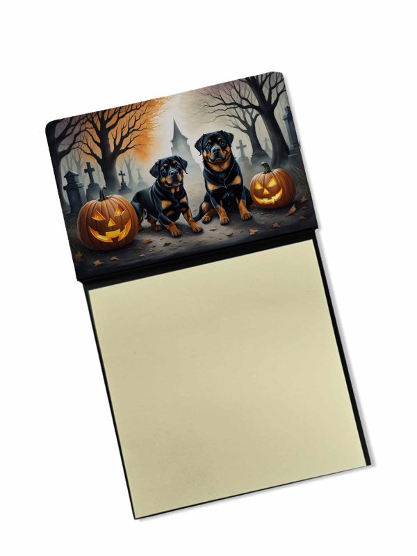 Rottweiler Spooky Halloween Sticky Note Holder Hot on Sale