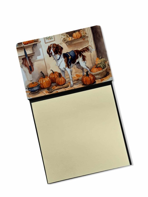 Brittany Fall Kitchen Pumpkins Sticky Note Holder For Sale