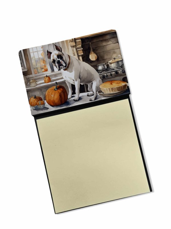 Boxer Fall Kitchen Pumpkins Sticky Note Holder Supply