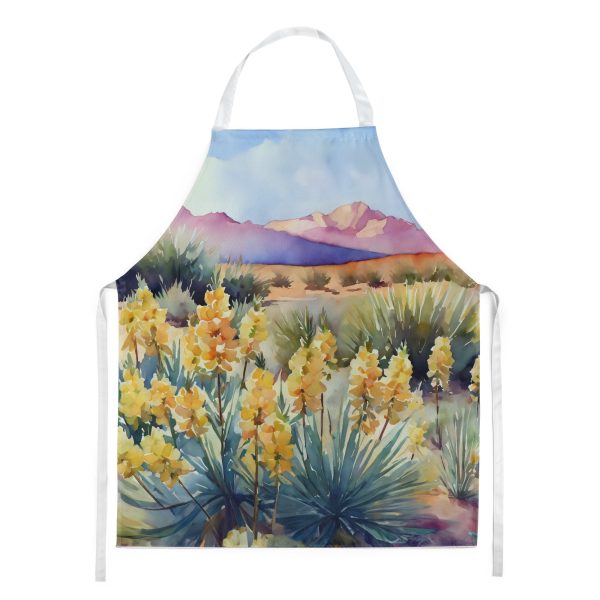 New Mexico Yucca Flower in Watercolor Apron Online now