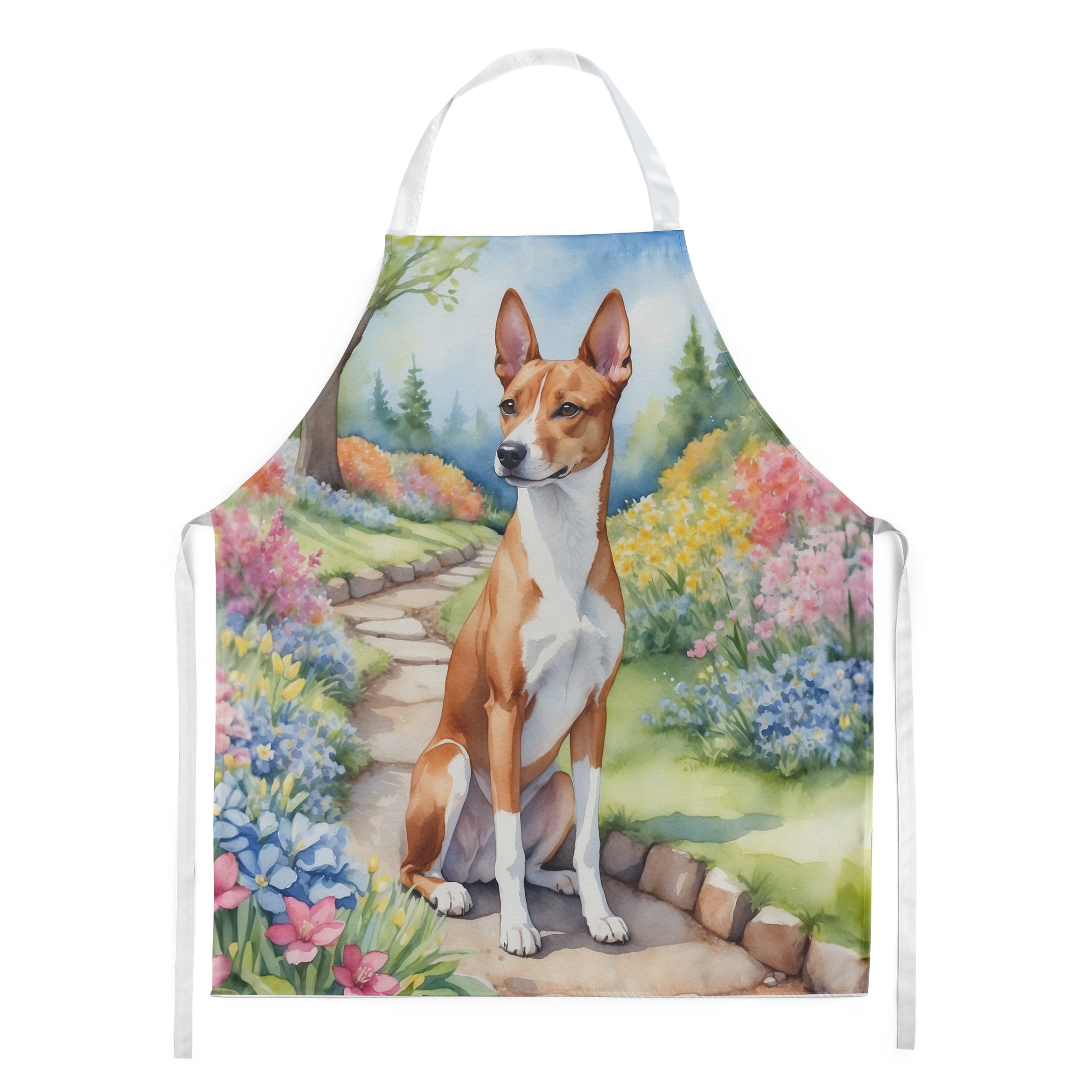 Basenji Spring Garden Apron Online