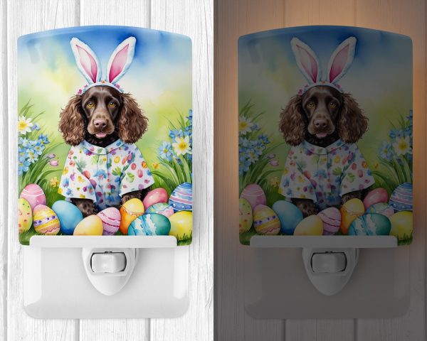Water Spaniel Easter Egg Hunt Ceramic Night Light For Cheap - Image 2