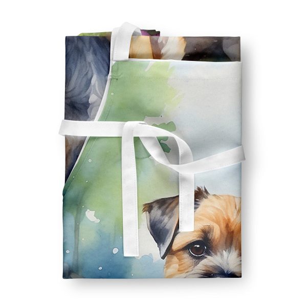 Border Terrier Spring Path Apron Hot on Sale - Image 3