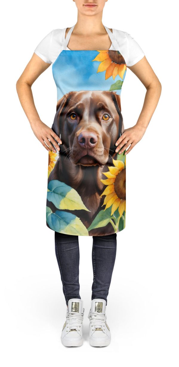 Labrador Retriever in Sunflowers Apron Supply - Image 2