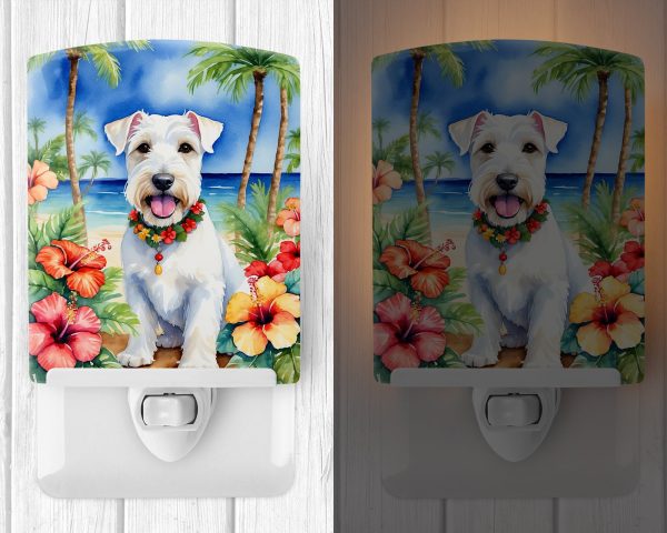 Sealyham Terrier Luau Ceramic Night Light For Discount - Image 2