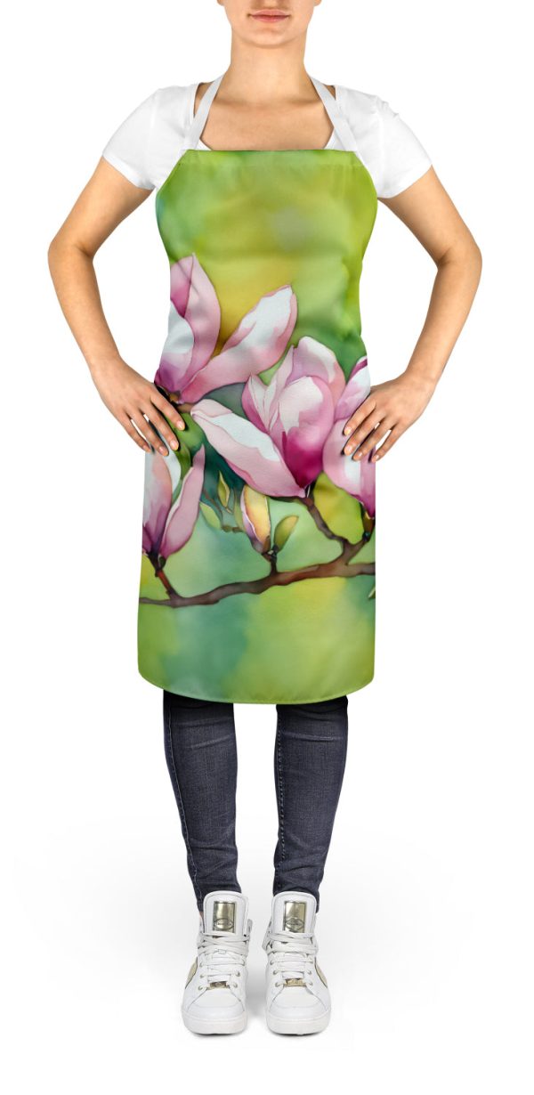 Mississippi Magnolia in Watercolor Apron Online - Image 2
