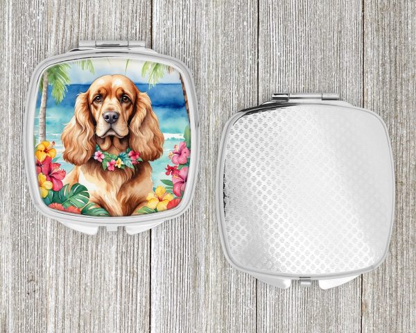 Cocker Spaniel Luau Compact Mirror Discount - Image 4